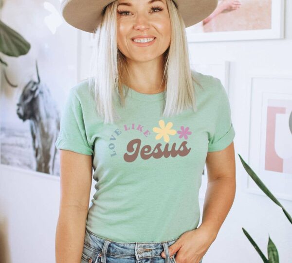 Love Like Jesus T-shirt | Graphic Tee | Religious Tee