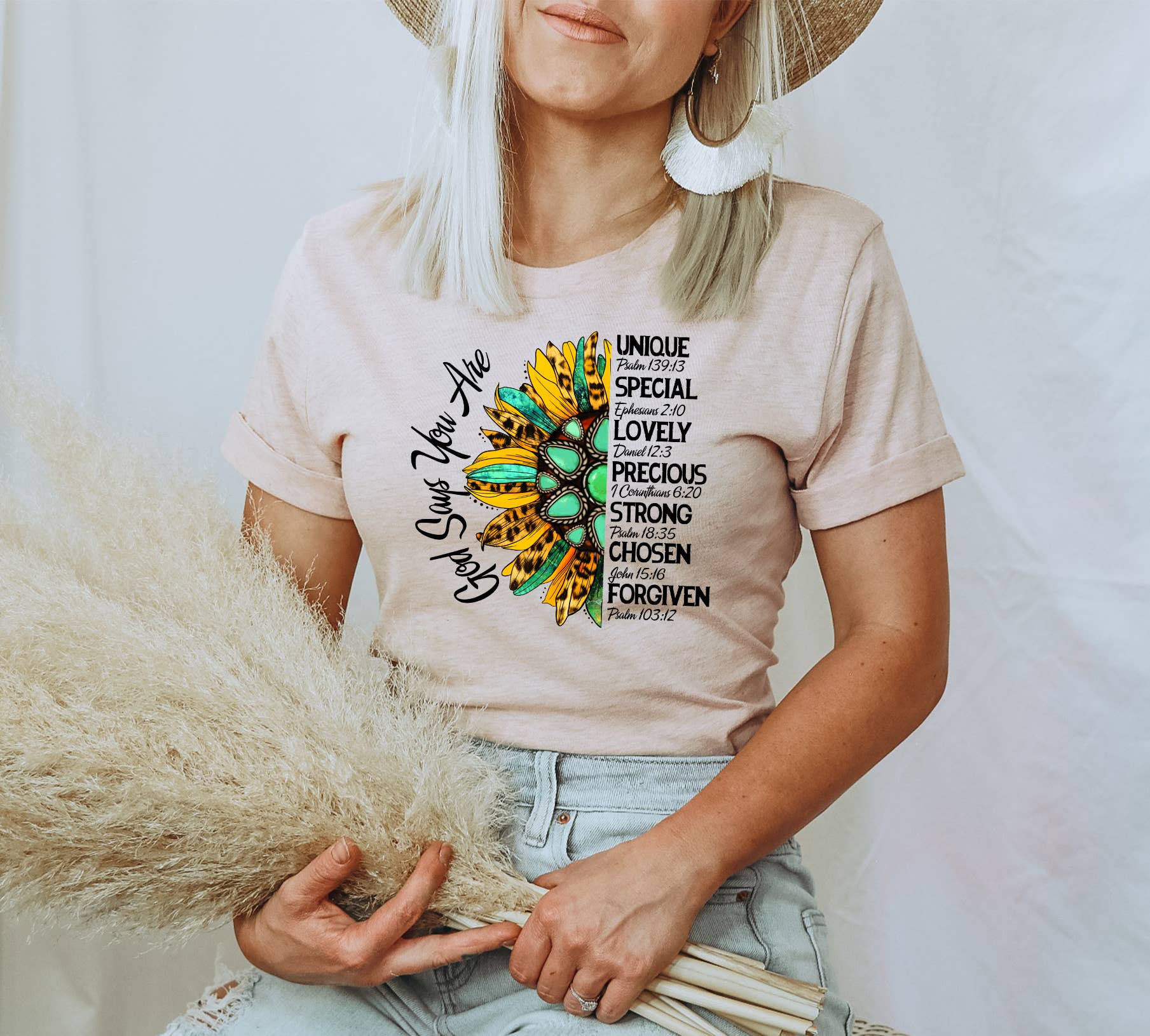 SAMPLE God Says You Are Unique T-shirt | Graphic Tee