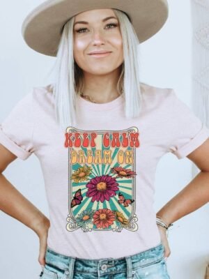 Keep Calm Dream On T-shirt | Graphic Tee