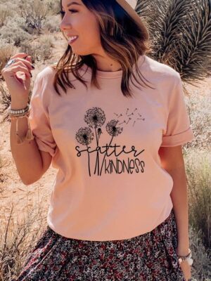 Scatter Kindness T-shirt | Graphic Shirts