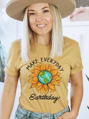 Make Everyday Earth Day T-shirt | Graphic Tee