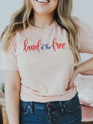 Land Of The Free T-shirt | Graphic Gift