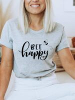 Bee Happy T-shirt | Graphic Shirt