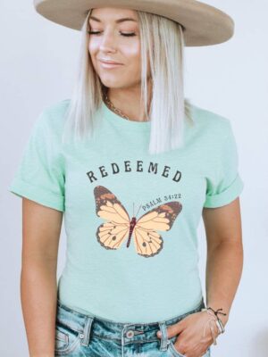 Redeemed T-shirt | Butterfly Shirt