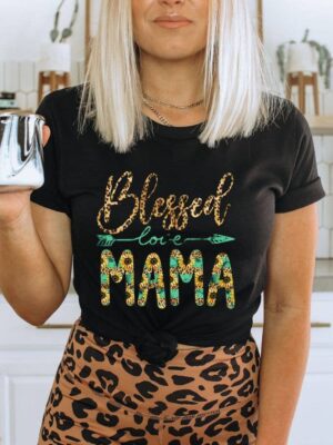 Blessed Love MamaT-shirt | Graphic Shirt