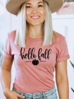 Hello Fall T-shirt | Graphic Top