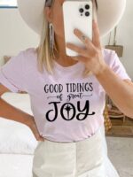 Good Tidings Of Great Joy T-shirt | Graphic Top