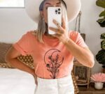 Floral Moon T-shirt | Graphic Shirt