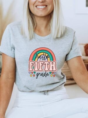 Hello Fifth Grade T-shirt | Graphic Tee