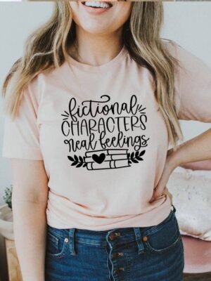 Fictional Character Real Feelings T-shirt