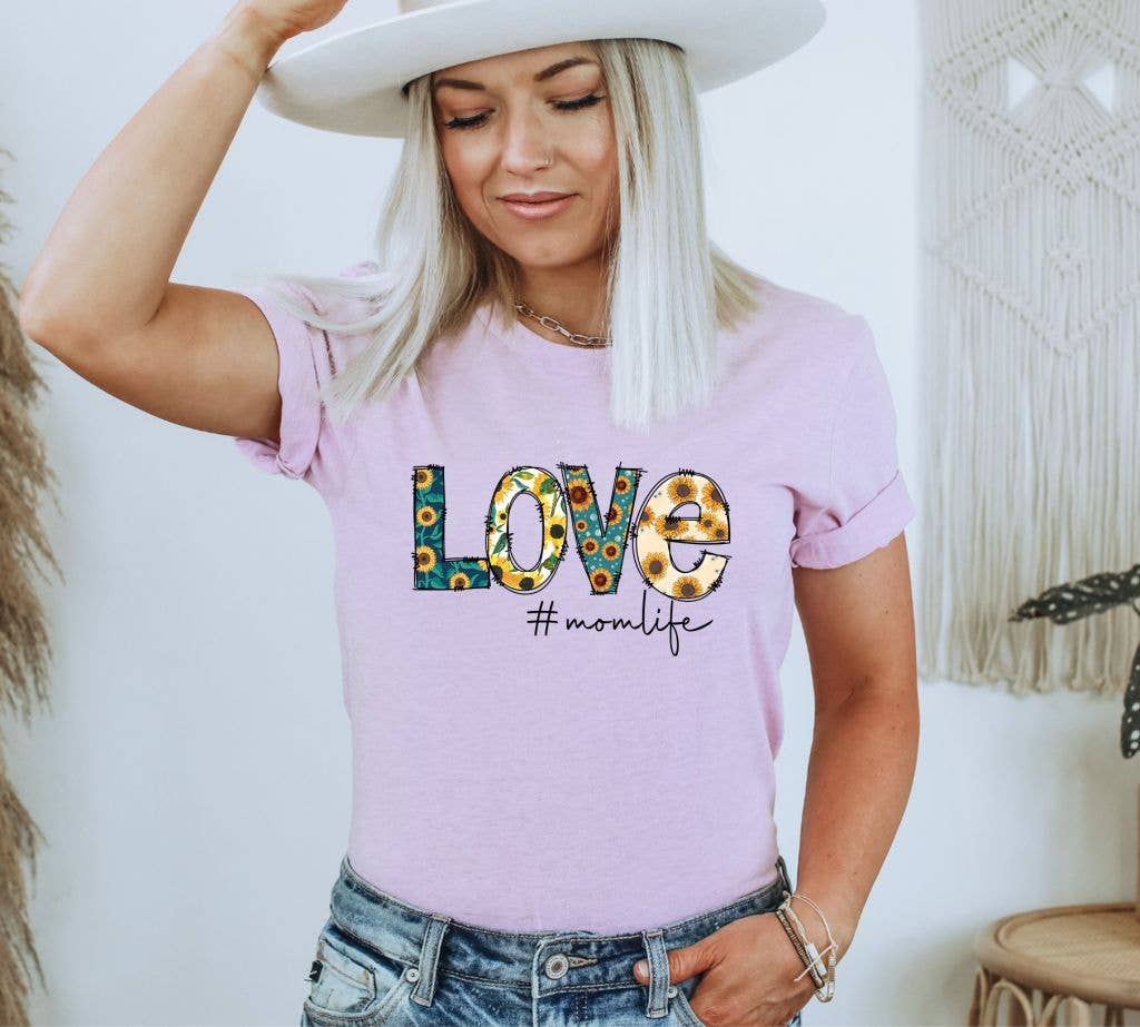 Love Mom Life T-shirt | Graphic Shirt