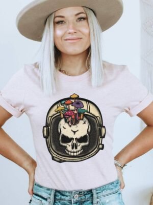 Mushroom Skull T-shirt | Graphic Shirt