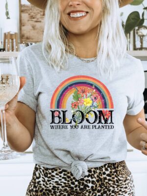 Bloom With Grace World Tour Floral T-shirt | Graphic Tee