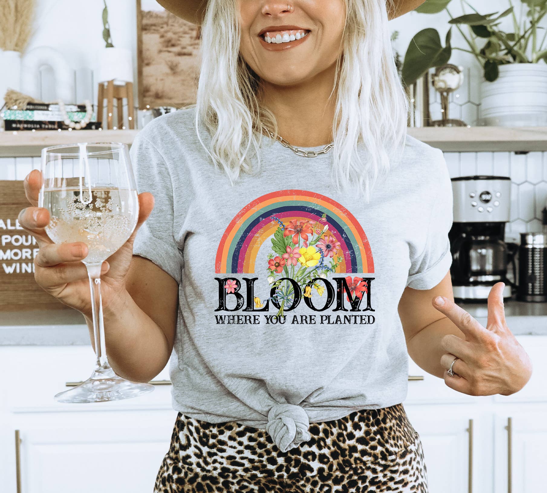 Bloom With Grace World Tour Floral T-shirt | Graphic Tee
