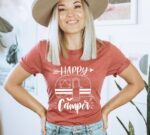 Happy Camper T-shirt | Graphic Shirts