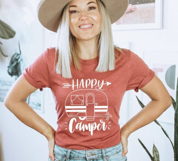 Happy Camper T-shirt | Graphic Shirts