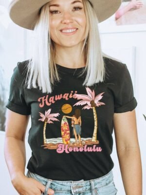 Hawaii Honolulu T-shirt | Graphic Top