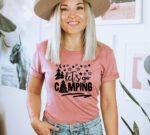 Let's Go Camping T-shirt | Women's T-shirt