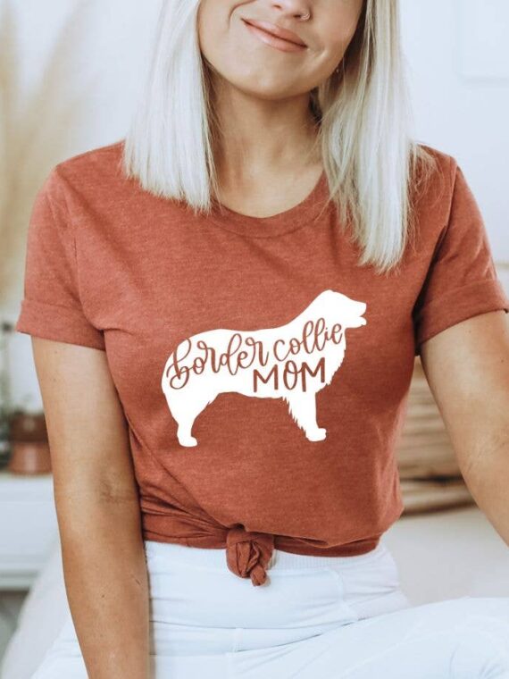 Border Collie Mom T-shirt | Women's Gift