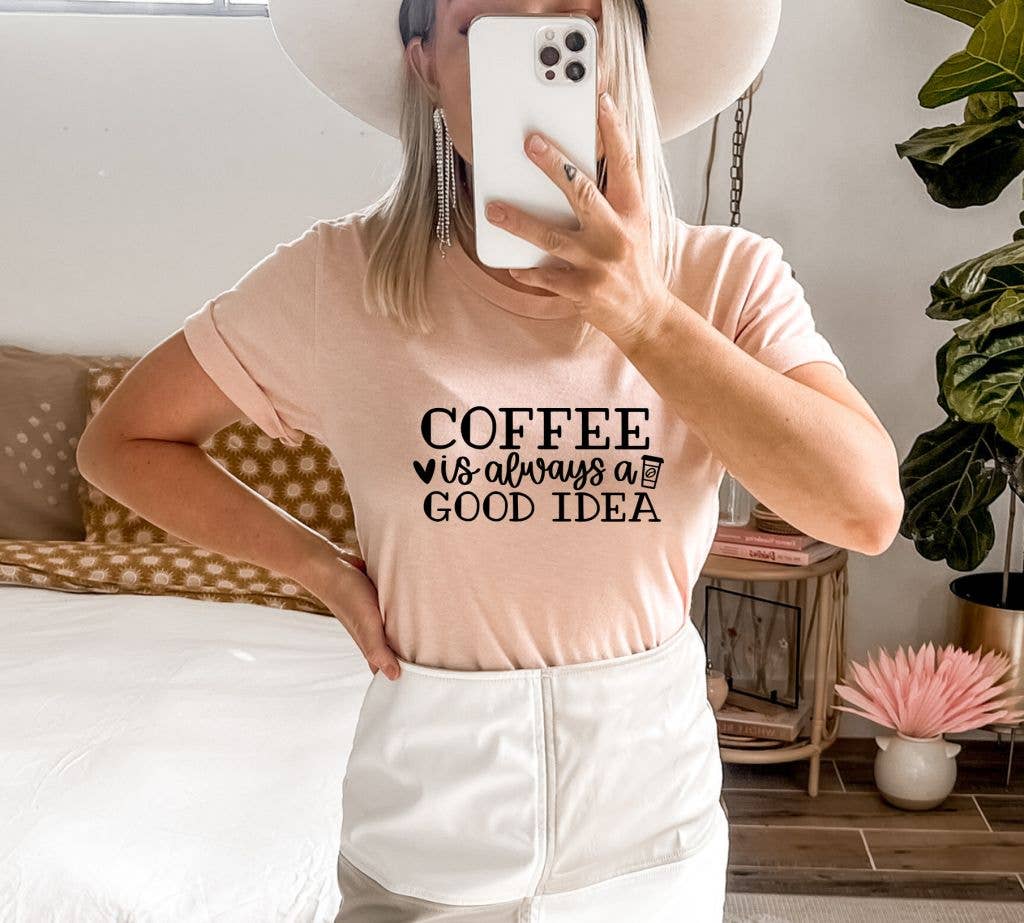 Coffee Is Good Idea T-shirt | Graphic Tee
