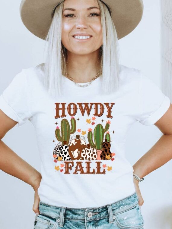 Howdy Fall T-shirt | Graphic Tee