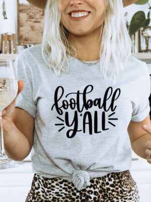 Football Y'all T-shirt | Graphic Tee
