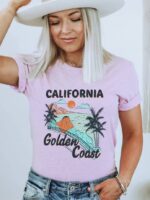 California Golden Coast T-shirt | Graphic Tee