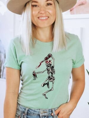 Dancing Skeleton T-shirt | Women's Tee