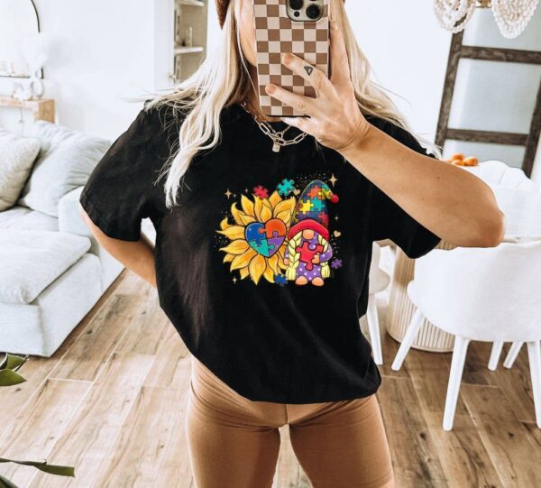 Autism Gnome T-shirt | Graphic Top