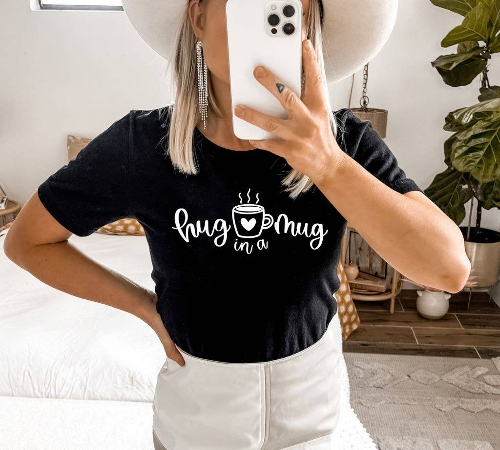 Hug In A Mug T-shirt | Graphic T-shirt
