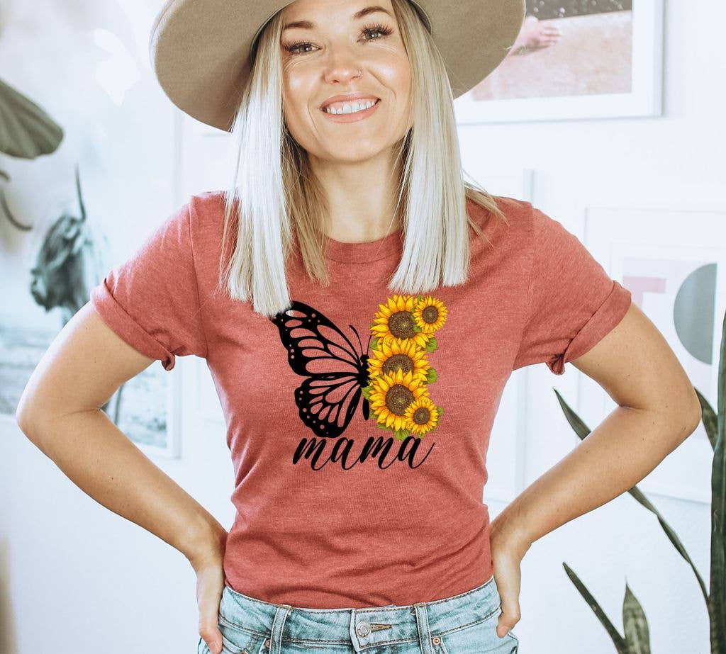 Butterfly Mama T-shirt | Graphic Top