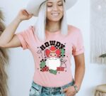 Howdy Ho Ho Ho Christmas T-shirt | Graphic Tee