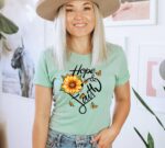 Hope And Faith T-shirt | Graphic Tee