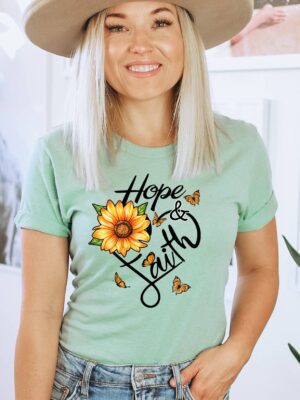 Hope And Faith T-shirt | Graphic Tee