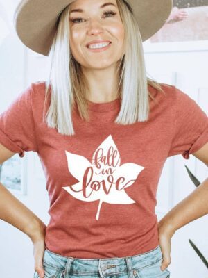 Fall In Love T-shirt | Women's Tee