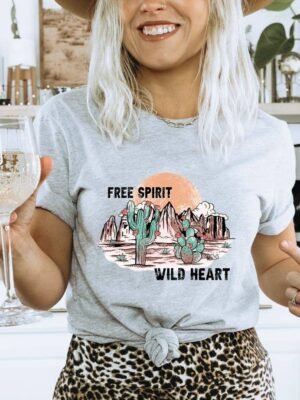 Free Spirit Wild Heart T-shirt | Graphic Tee