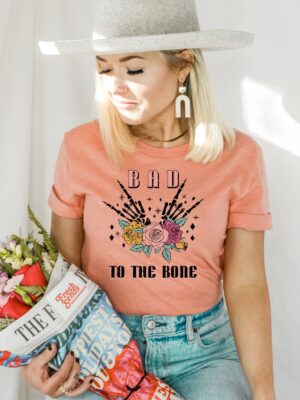 Bad To The Bone T-shirt | Graphic Tee