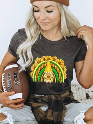 Gnome Sunflower T-shirt | Women's Tee