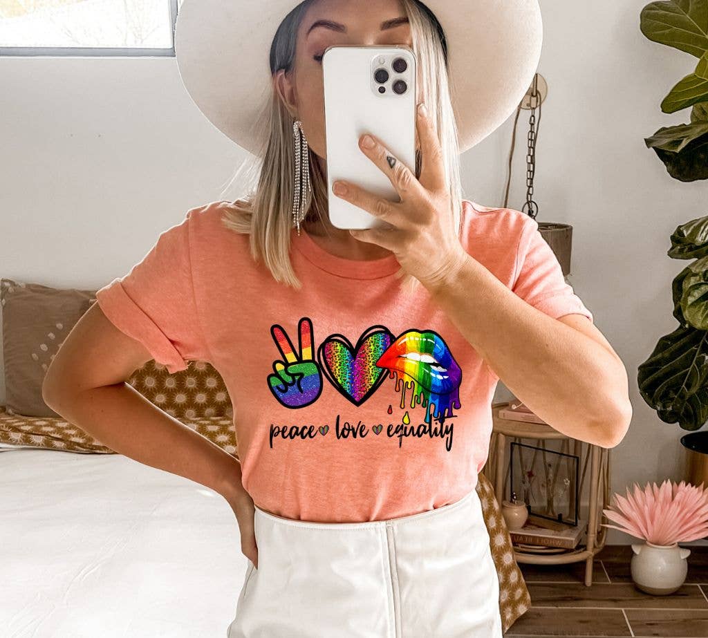 Peace Love Equality T-shirt | Graphic Tee