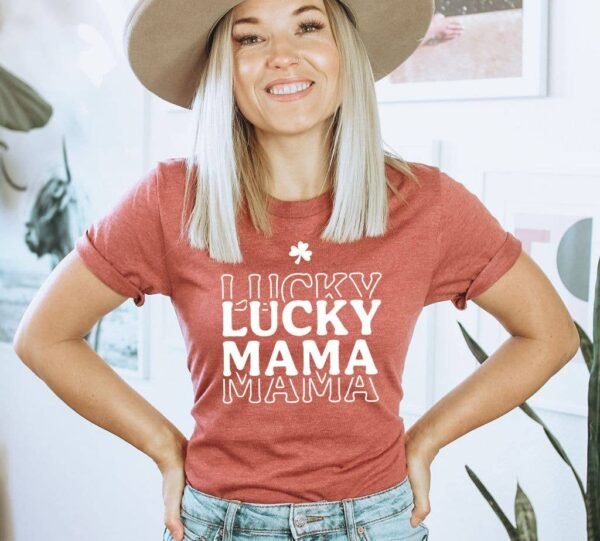 Lucky Mama T-shirt | Graphic Shirt