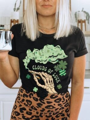 Clouds Of Luck T-shirt | Graphic Tee