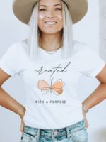 Created With A Purpose T-shirt | Graphic tee
