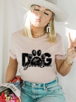 Dog Grandma T-shirt | Graphic Top