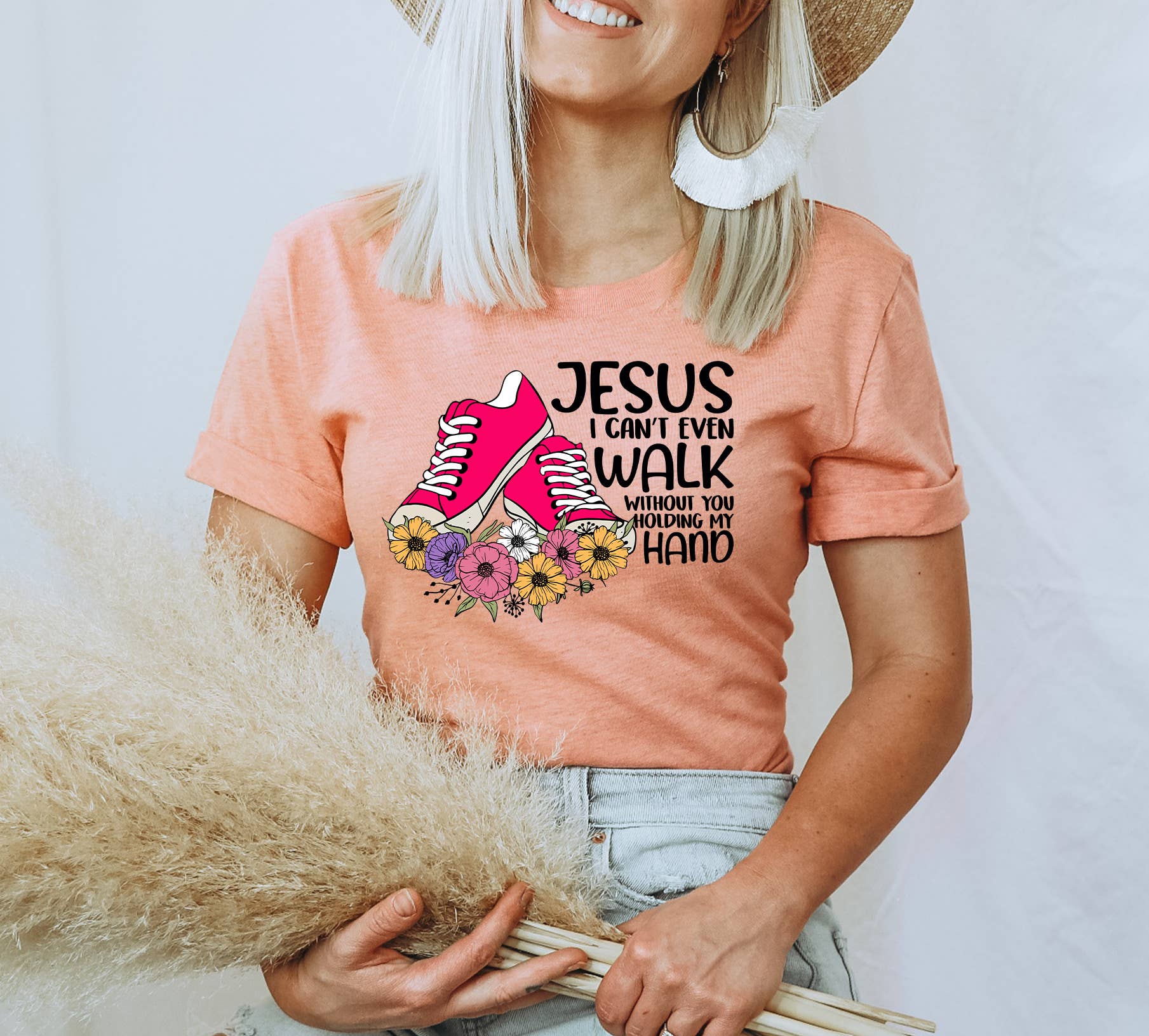 Jesus I Can't Even Walk Without You Holding My Hand T-shirt | Graphic Tee