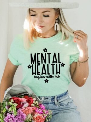 Mental Health Being With Me T-shirt