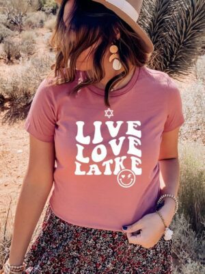 Live Love Latke T-shirt | Graphic Shirt