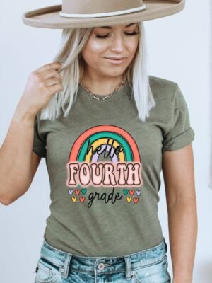 Hello Fourth Grade T-shirt | Graphic Tee