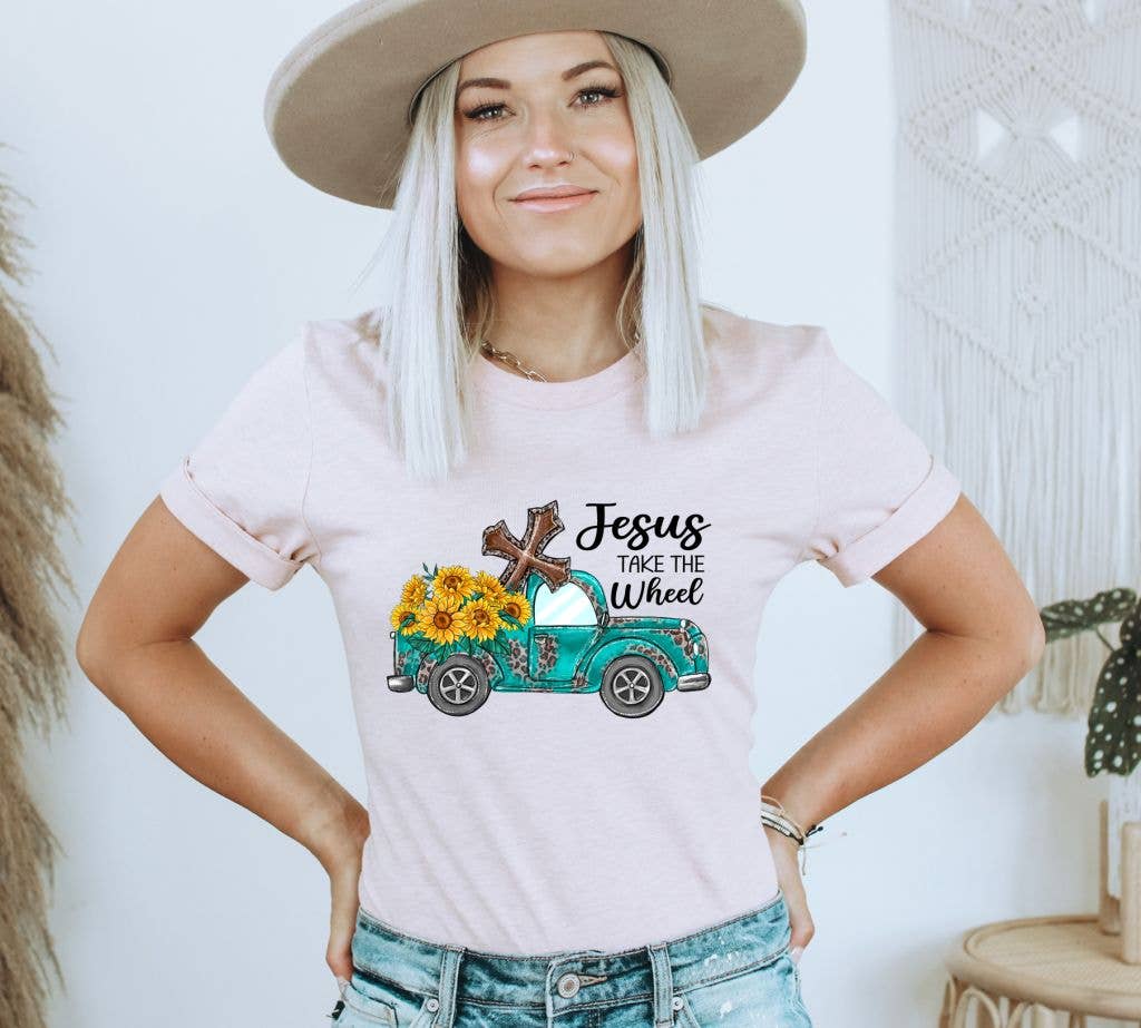 Jesus Take The Wheel T-shirt | Graphic Tee