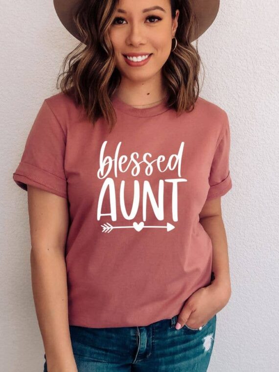 Blessed Aunt T-shirt | Graphic Shirt