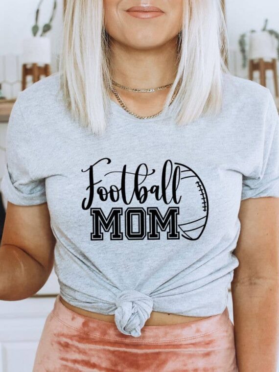 Football Mom T-shirt | Women's Gift